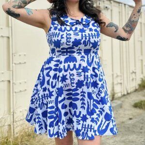 Nooworks Peter Pan Dress - Dutch Garden